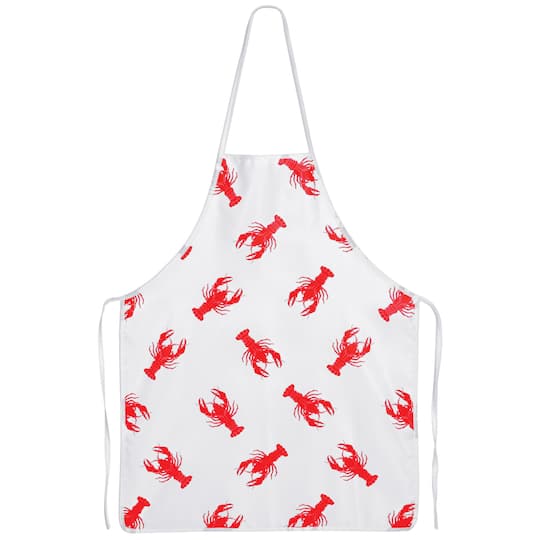 Beistle Red & White Crawfish Fabric Novelty Apron | Michaels®